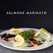 Salmone marinato, przystawka, Chilita